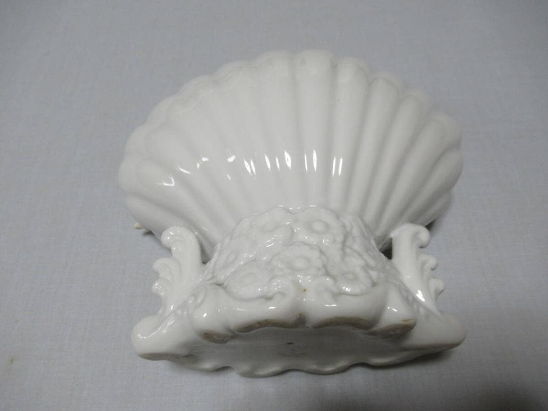 '47年頃日本製輸出品◆磁器製瀬戸ノベルティ CHIKUSA『天使と貝と花』置物