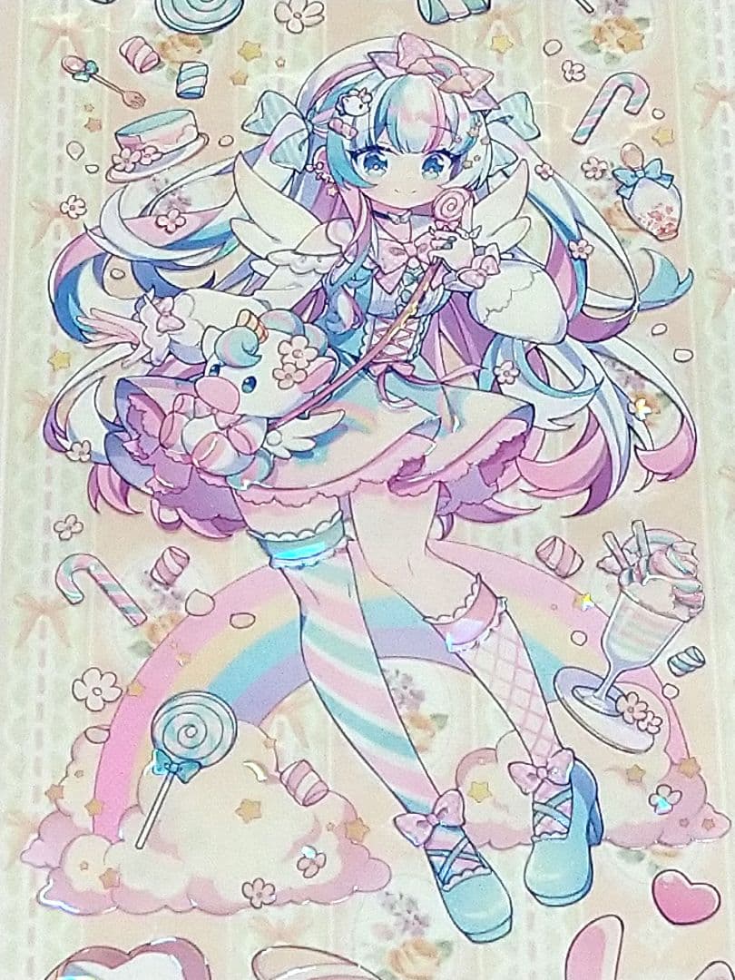 J1005＃水色蕾裙(贝壳光)Shine切り売り海外人物マステ女の子