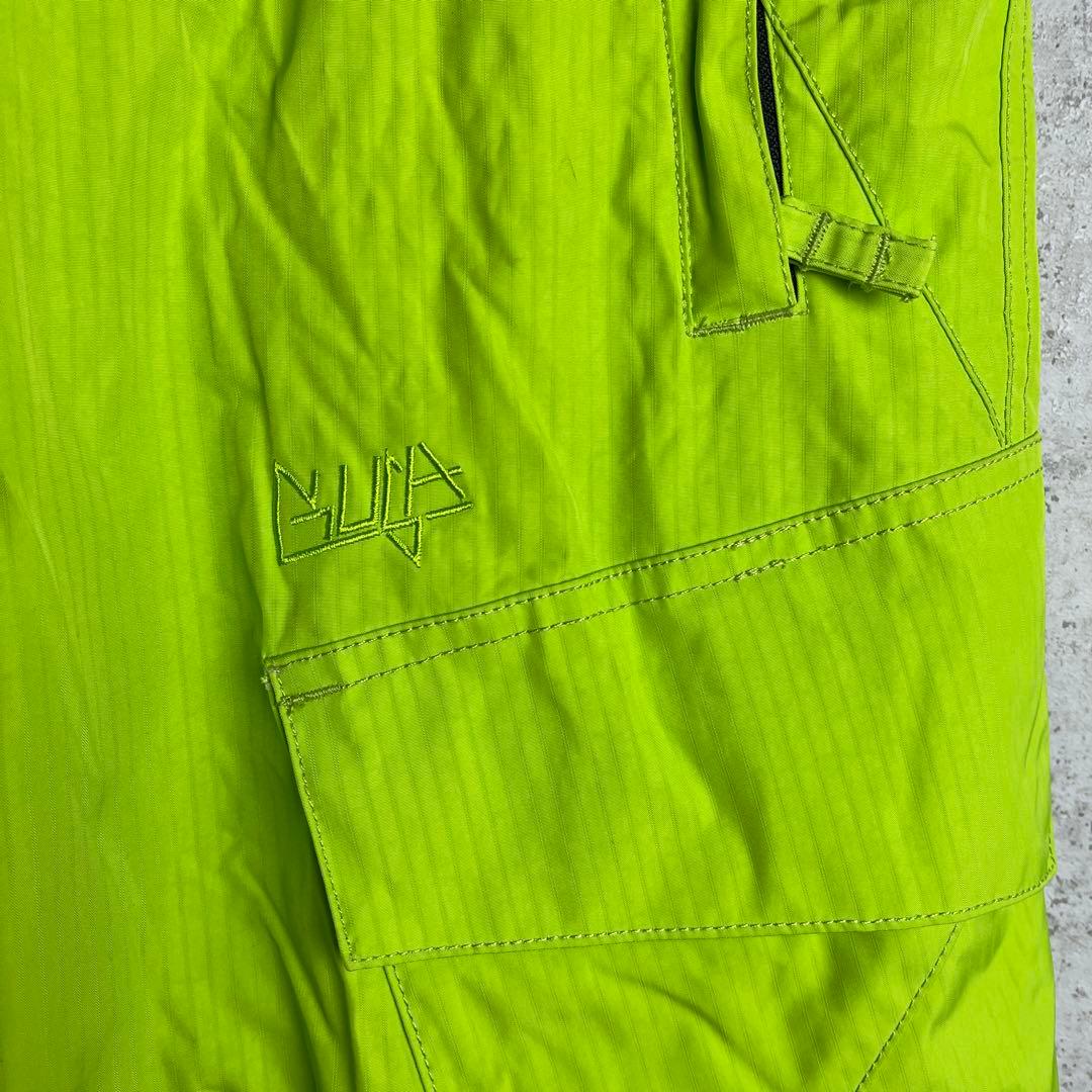 未使用品 ガッシュ GUSH スノーボード ウェア パンツ ライトグリーン XL