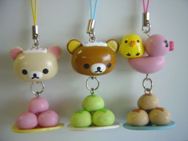 ♯Hpm16KTリラックマほっこり温泉ストラップ全6種