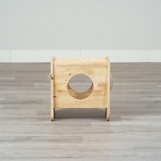 北欧風キャットキューブ幅45cm 無垢材 キャットハウス サイドテーブル（93）