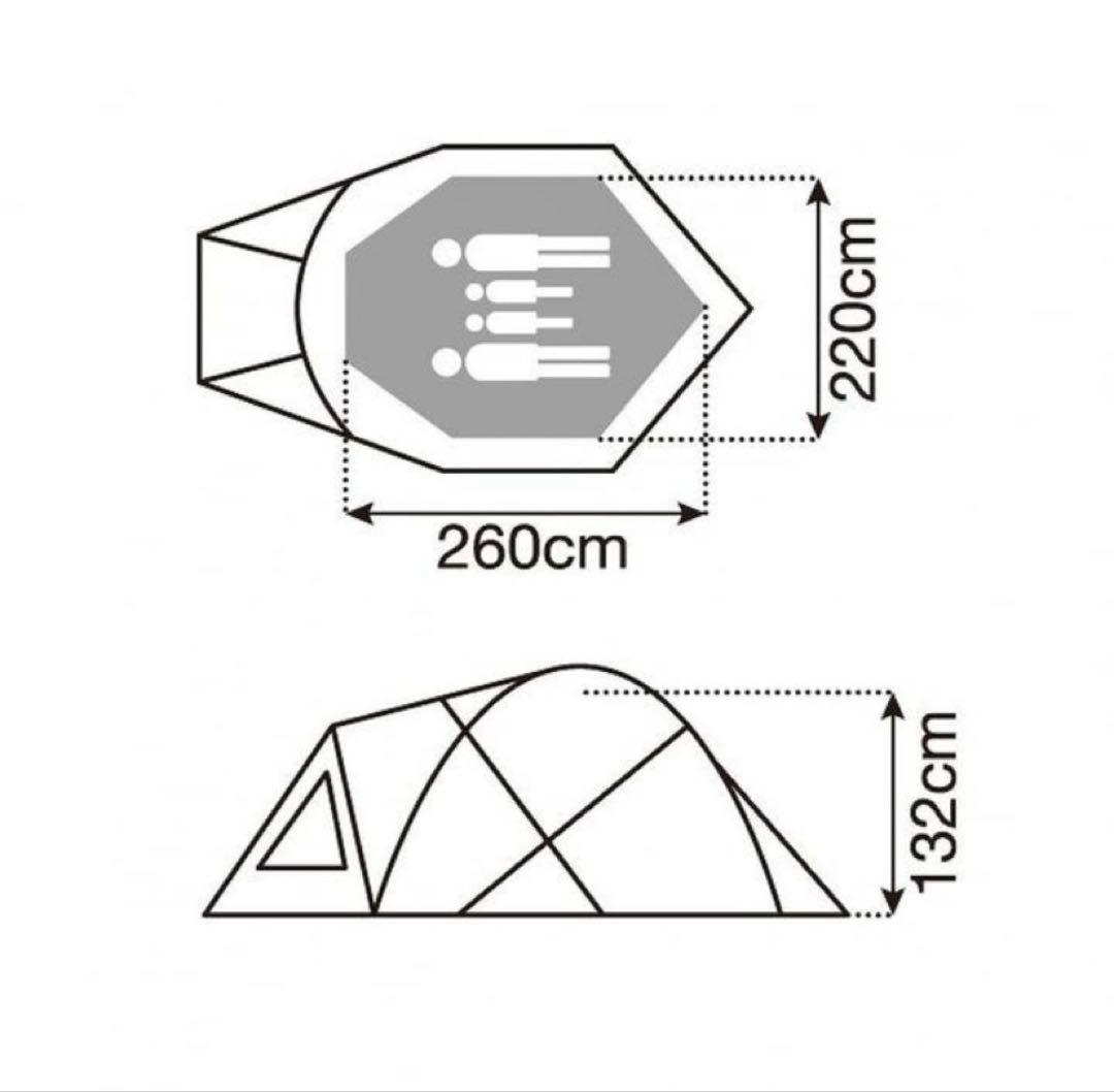 スノーピーク　ランドブリーズ4 グランドシート&フロアマットセット