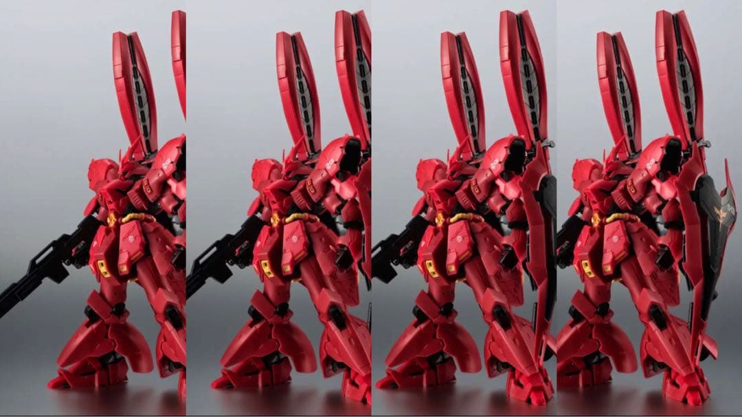 ROBOT魂 MSN-04FF サザビー ダブル・ホーン・ファンネル装備  4点