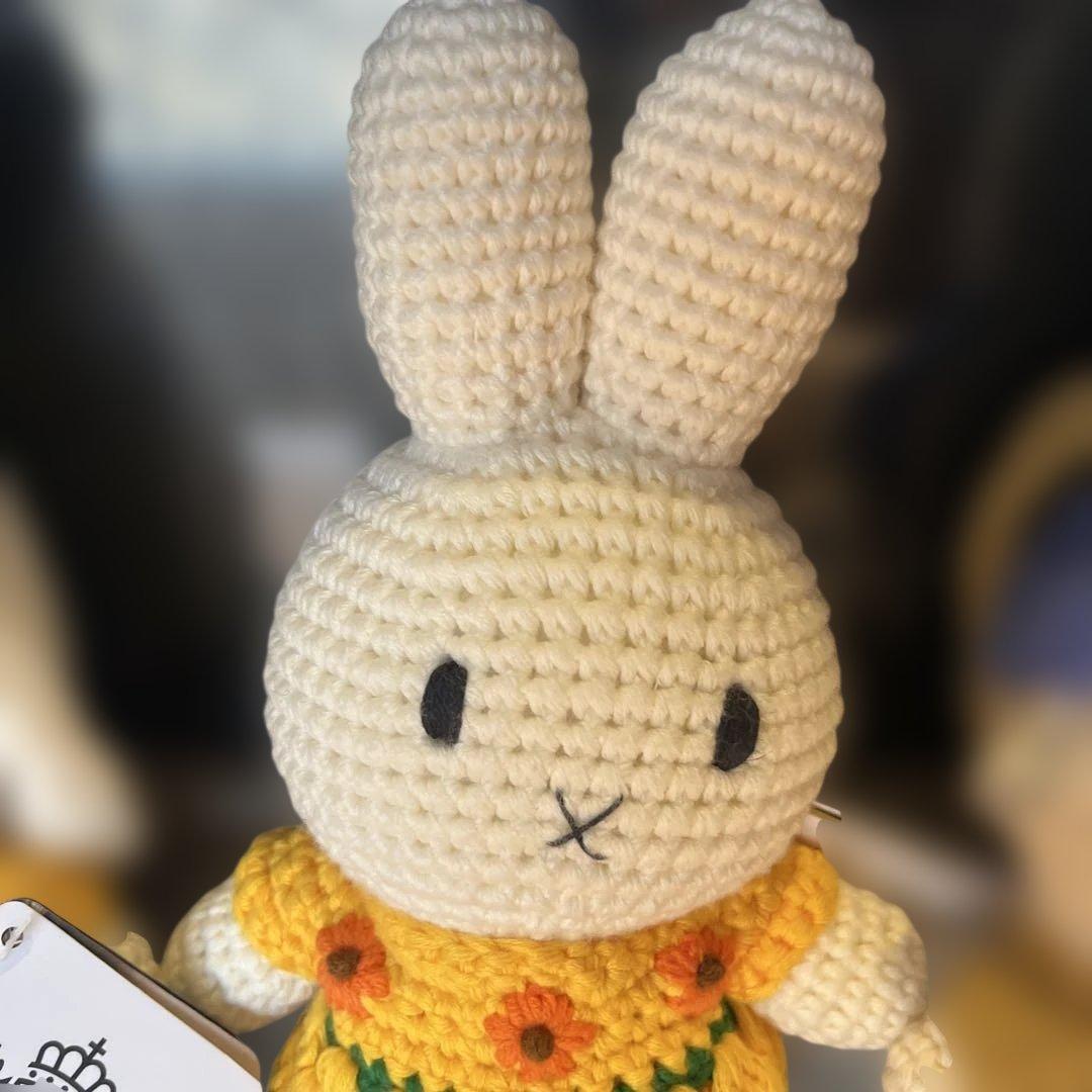 ミッフィー絵画シリーズあみぐるみ　ぬいぐるみ3体セット　ジャストダッチ新品未使用