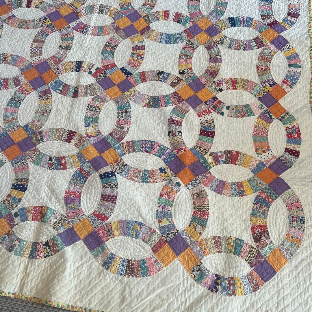 アンティークキルト✴︎ウェディングキルト8の字