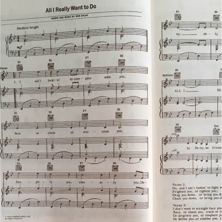 BOB DYLAN ボブディラン ギター 楽譜 WARNER BROS.1974
