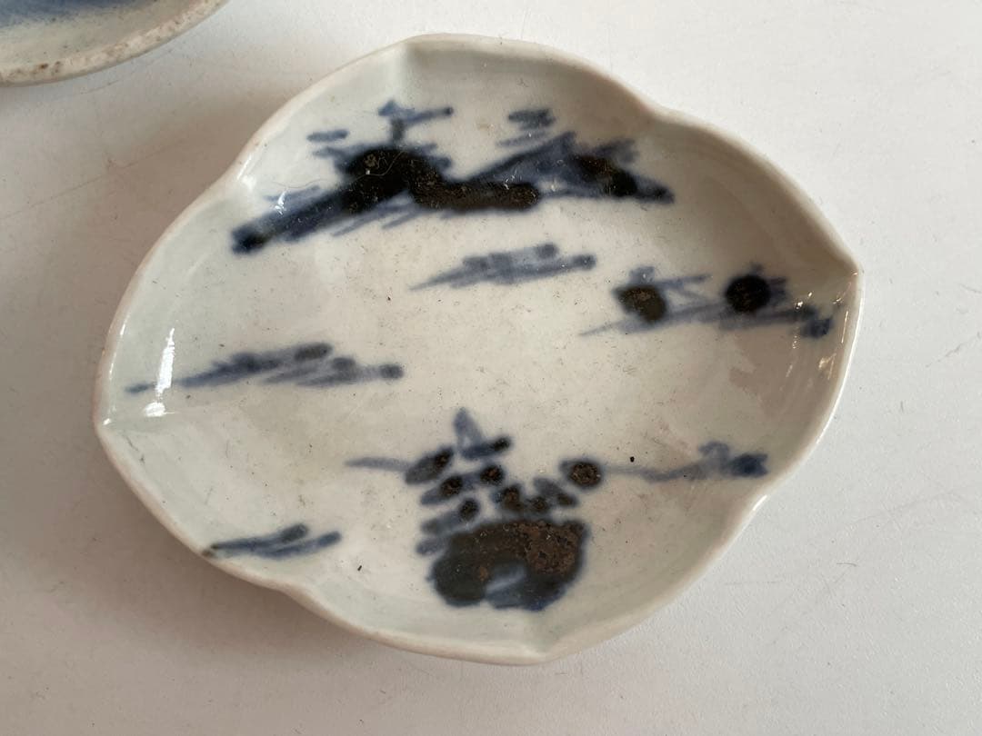 骨董　アンティーク　古伊万里　染付　色絵　豆皿　小皿　いろいろ　アソート