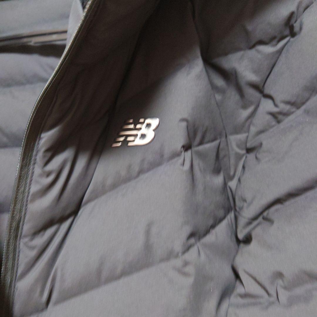 new balance ゴルフ　フード付きダウンジャケット ブラック