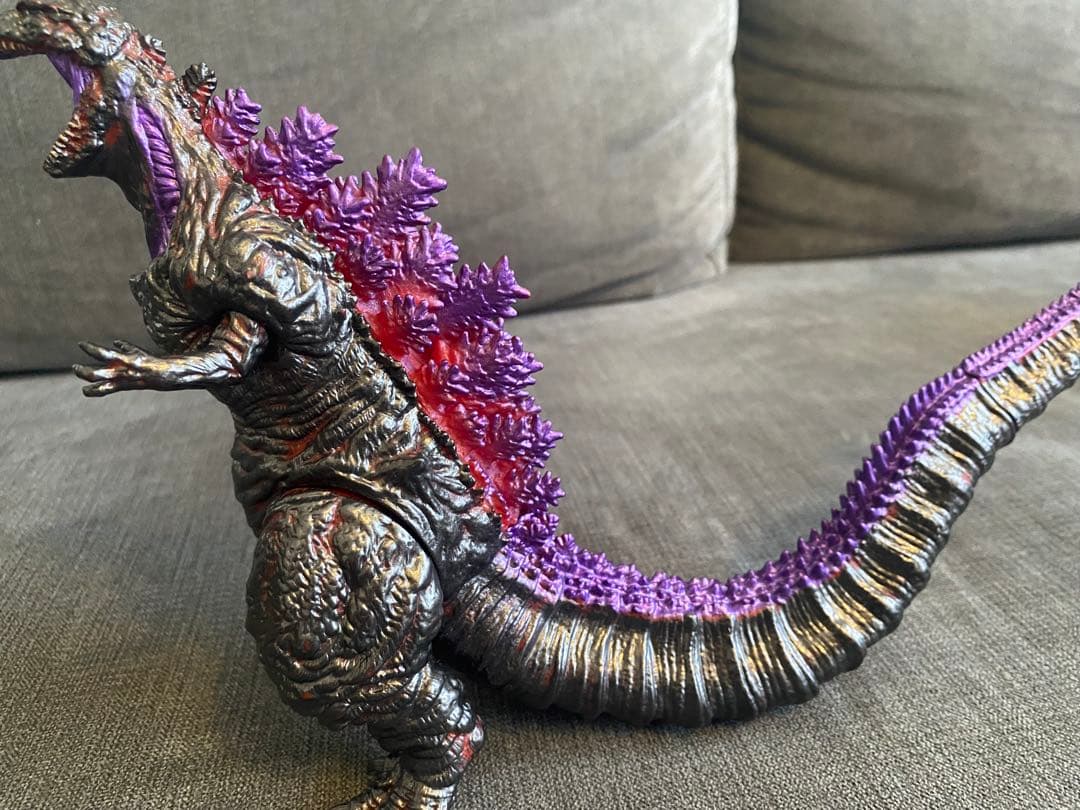 シンゴジラ(ニジゲンノモリ限定カラー)✖️エヴァ初号機カラー　メカゴジラ3式機龍