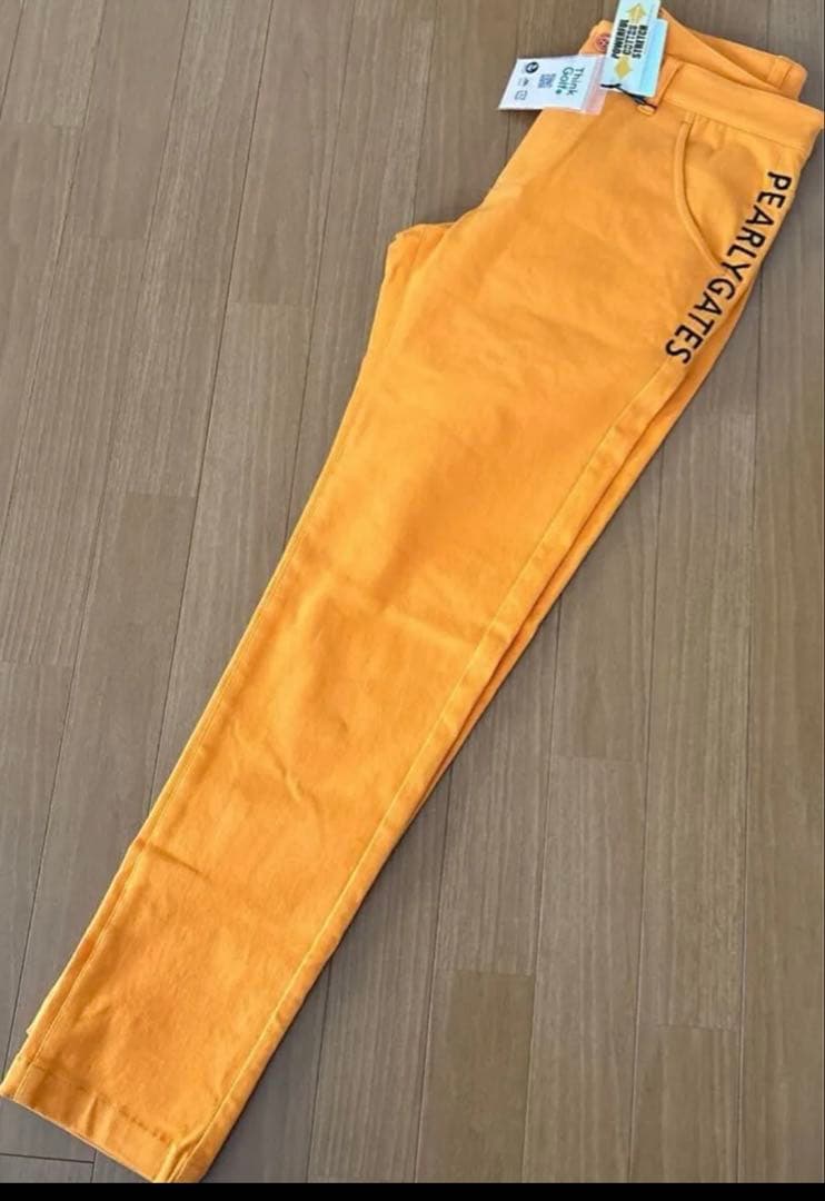 パーリーゲイツ　 コットンストレッチ ツイル　表ピーチ　パンツ ★4 値下げ不可