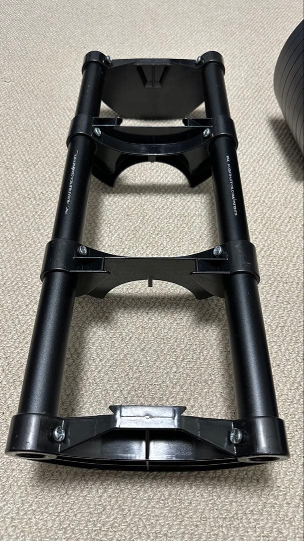 ヌオベル　フレックスベル 可変式ダンベル 32kg 2キロ刻み １個　ブラック