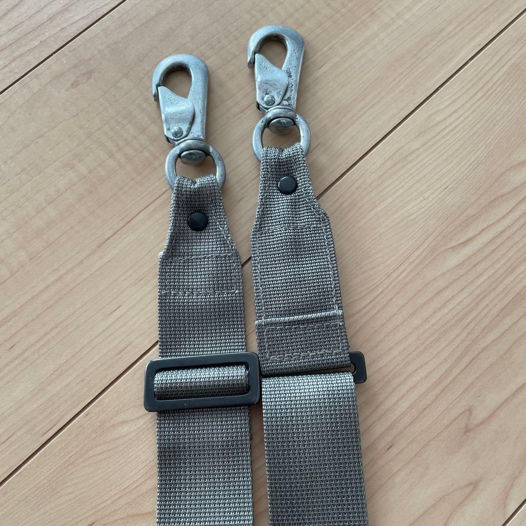 ヴィテージ希少LUGGAGE LABEL山口タグエアフォースナイロン