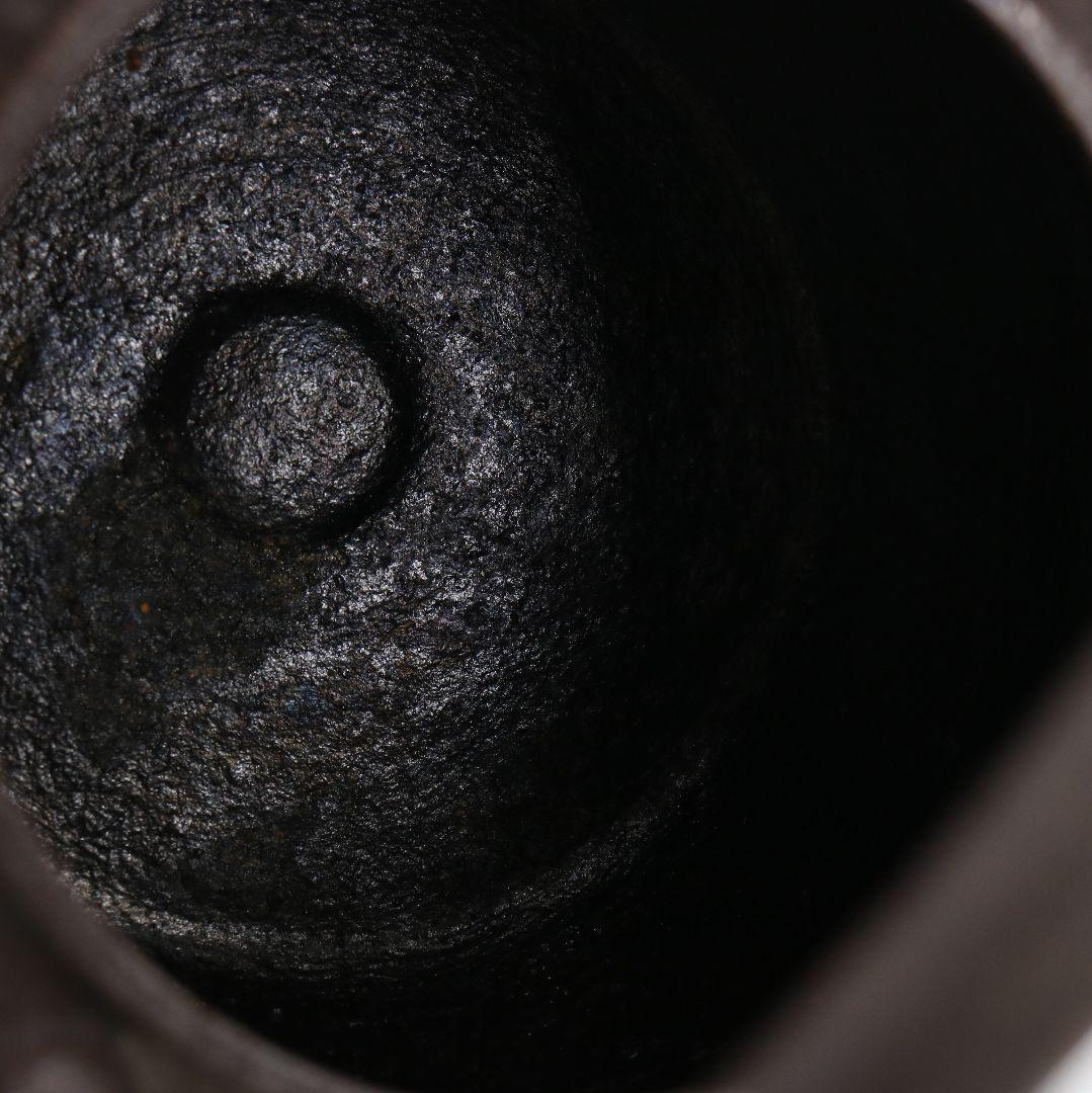 人間国宝 釜師 高橋敬典造 手取 鉄瓶 煎茶道具 共箱　M515　DC1