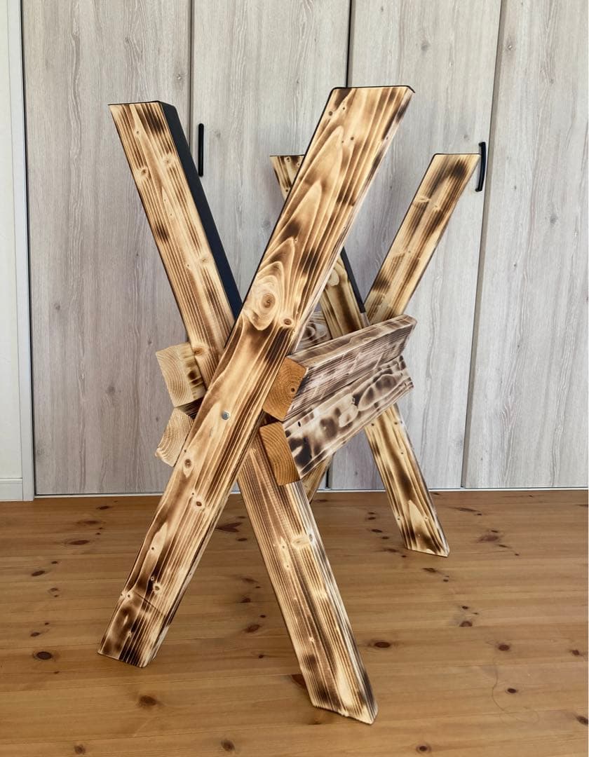 2日間限定価格！新色！開閉式！木製サーフボード用メンテナンススタンド　ラック