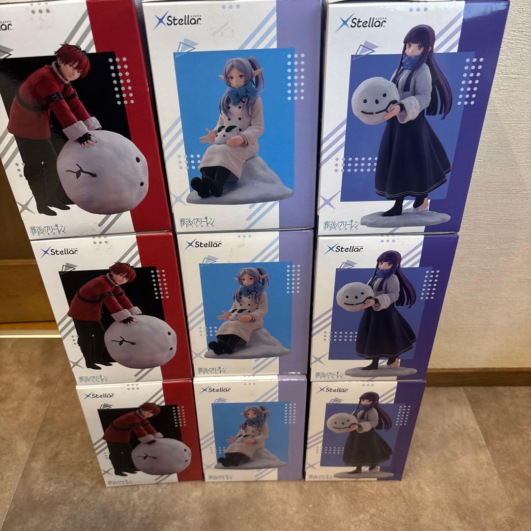 葬送のフリーレン 雪遊び フィギュア フリーレン フェルン シュタルク9個セット