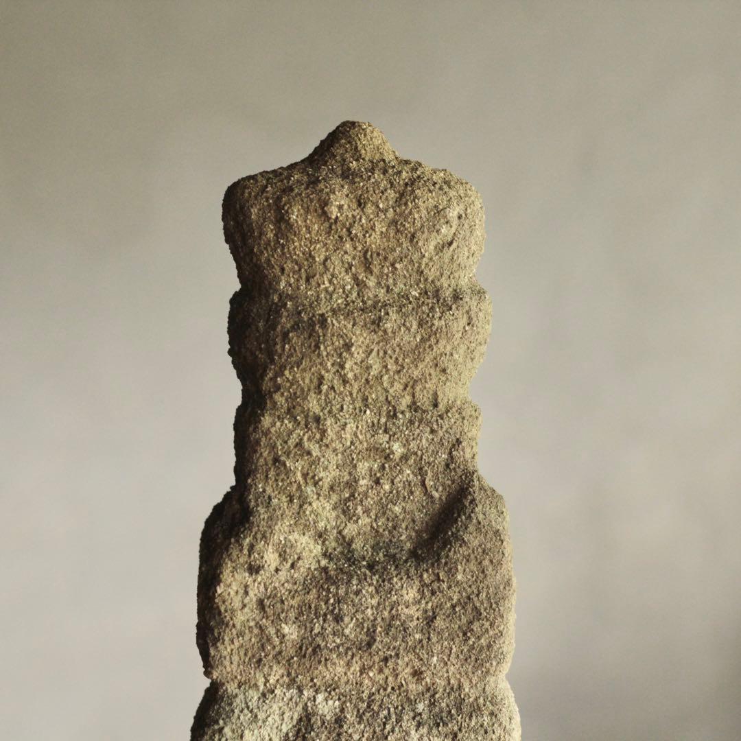 古い 一石五輪塔 古美術 仏教美術 古道具 アンティーク No.2 オブジェ