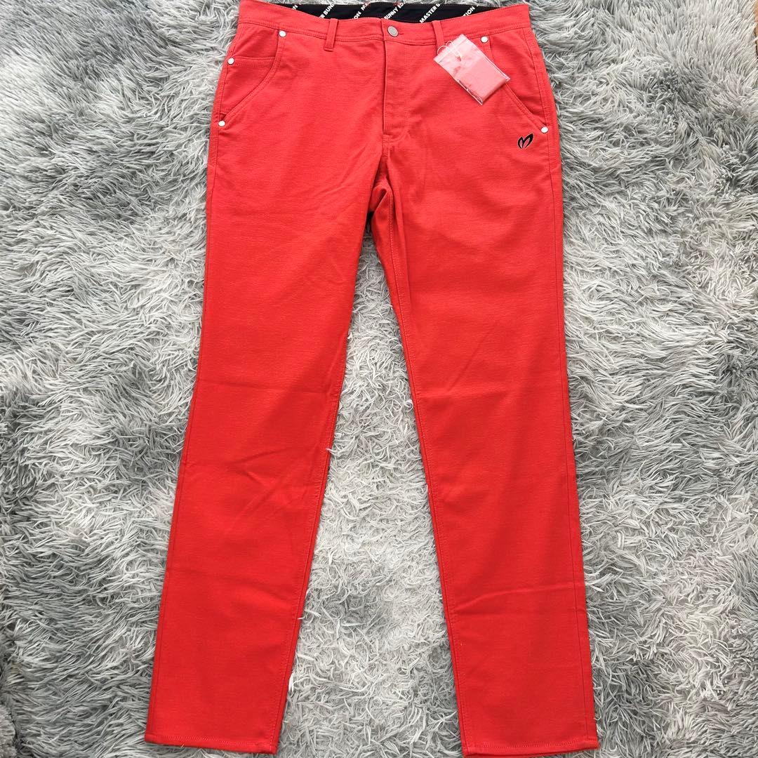 新品　マスターバニーエディション　パンツ　ストレッチ　起毛　オレンジ　サイズ6