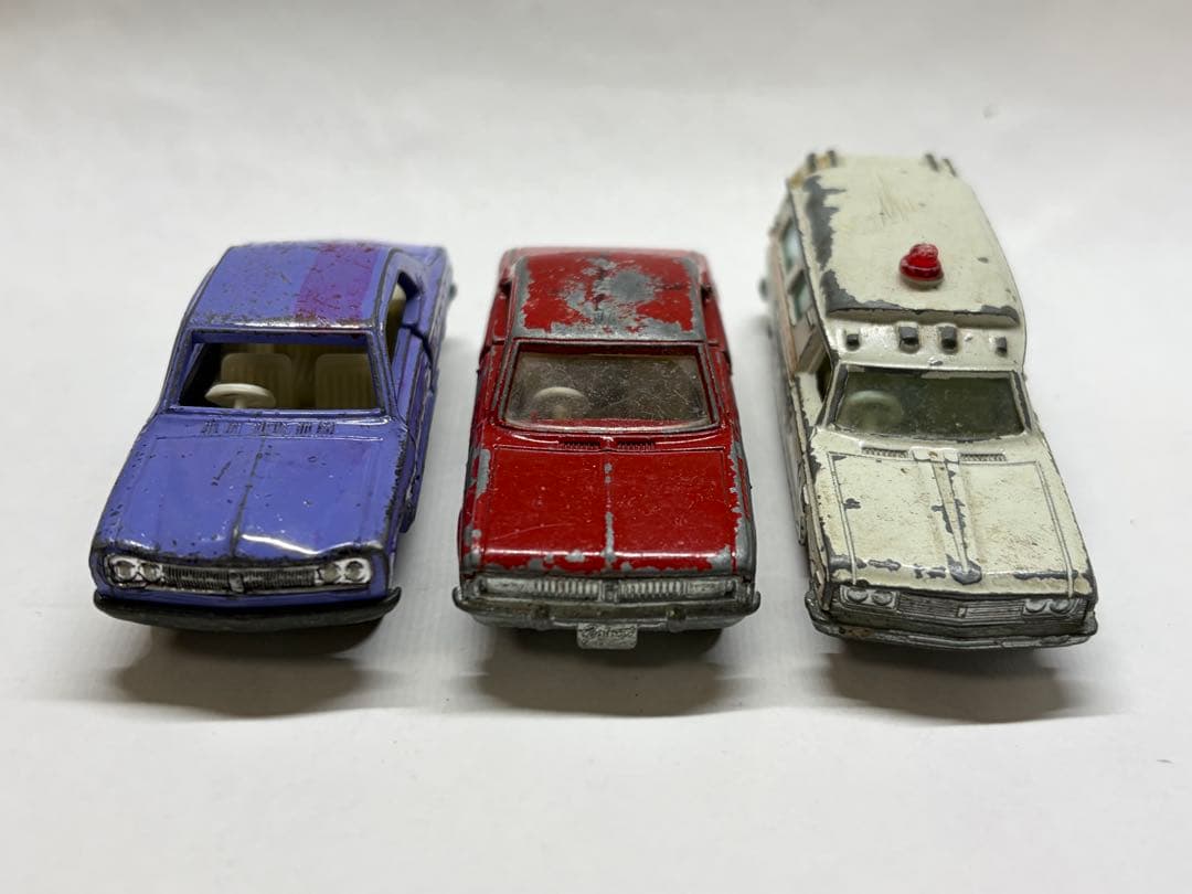 ユ*引様 300円〜 トミカ 黒箱 日本製3台セット 箱なし ジャンク 破損あり