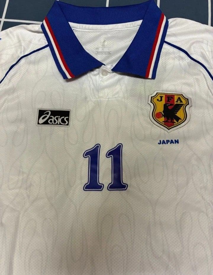 ASICS 日本代表 ユニフォーム 1998年フランス大会 背番号11 小野伸二