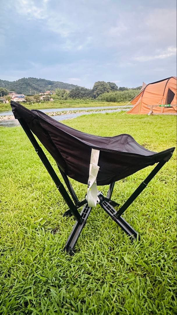 MTRVR 折りたたみアウトドアチェア 黒