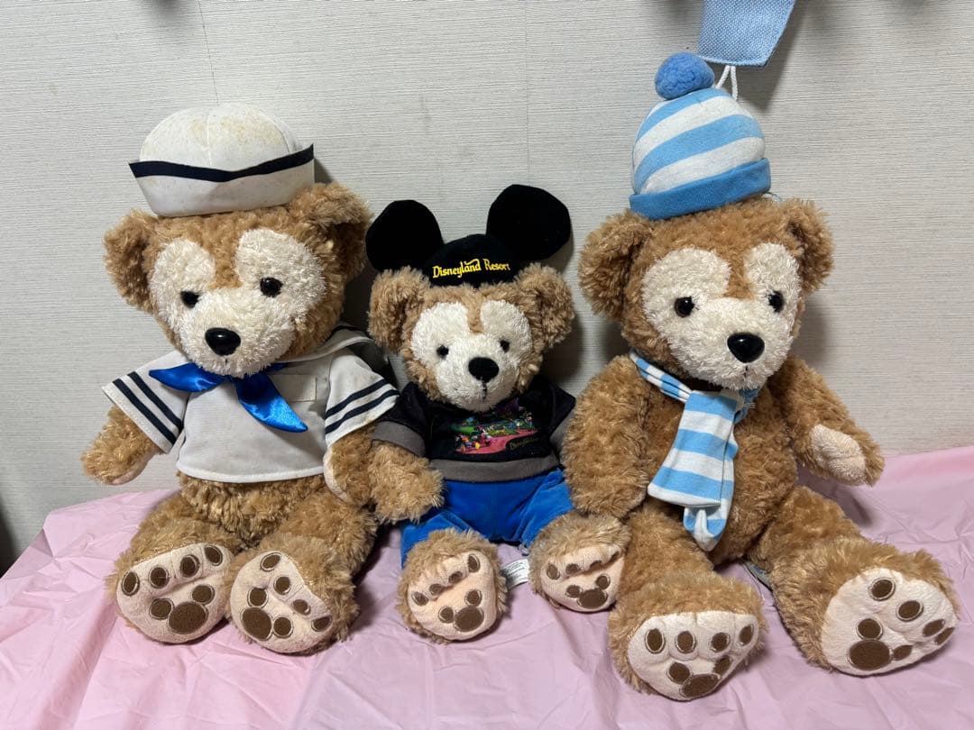 ディズニー ダッフィー&シェリーメイ ぬいぐるみ15点セット