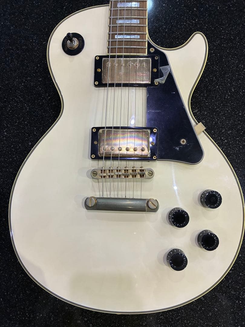 訳あり商品　ブリッツ　レスポールスタイル エレキギター ホワイト