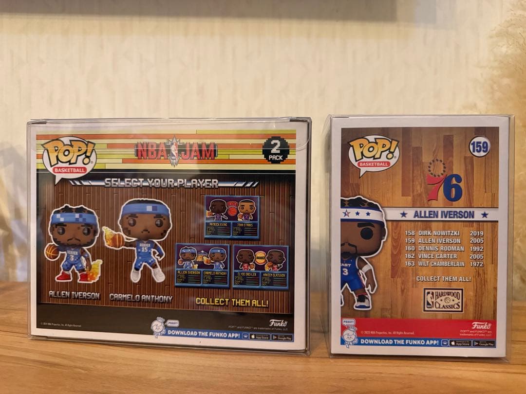 【FUNKO】アレン・アイバーソン&カーメロ2個まとめ売り Iverson
