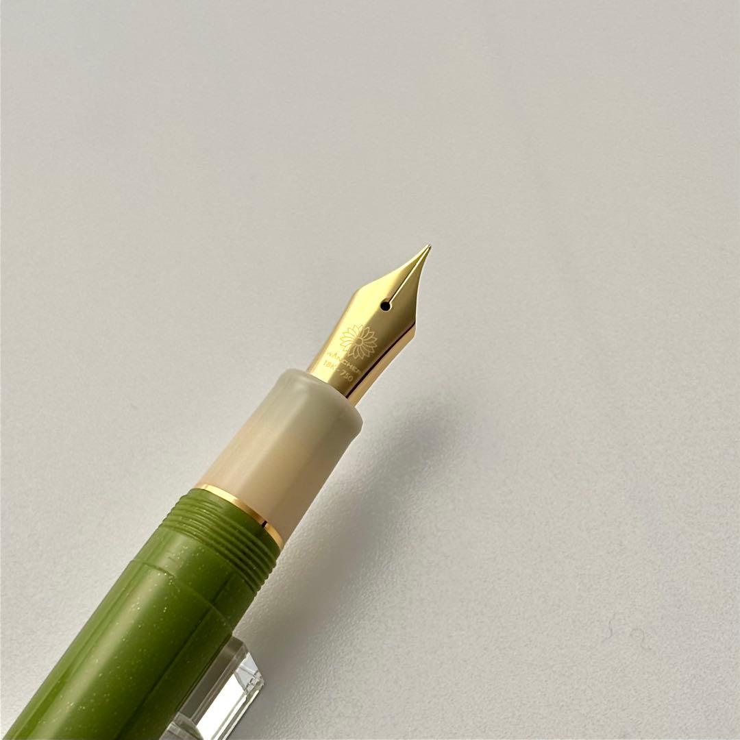 美品未使用 限定品 セーラー万年筆 sailor pen プロギア 抹茶 B