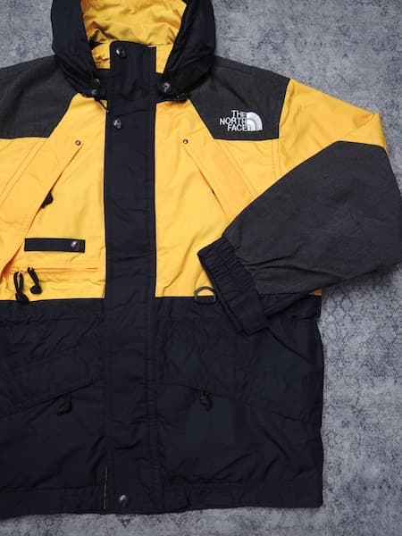 ノースフェイス スキージャケット●TNF-711/メンズM/黄色/オールド90s