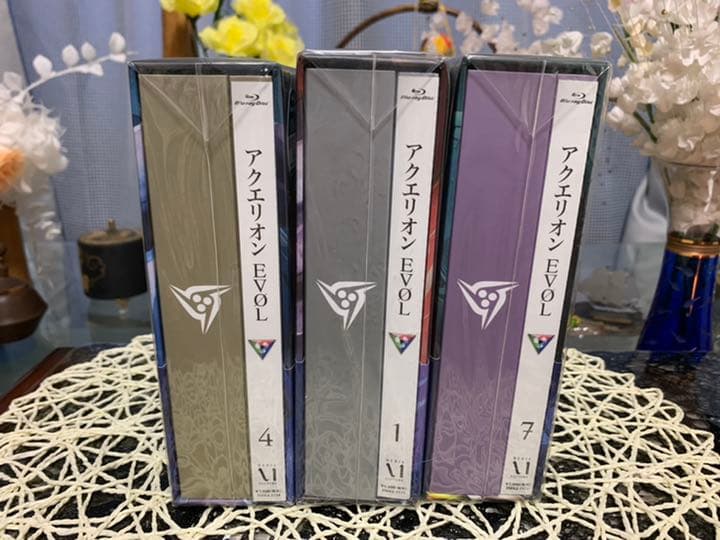 【新品未開封品】アクエリオンEVOL Blu-ray 全9巻セット　初回限定生産