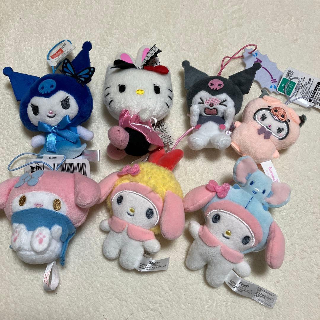 サンリオ　シナモロール　キティ　マイメロ　クロミ　ぬいぐるみ　大量