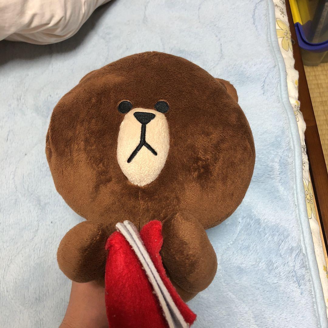 ブラウンのぬいぐるみ