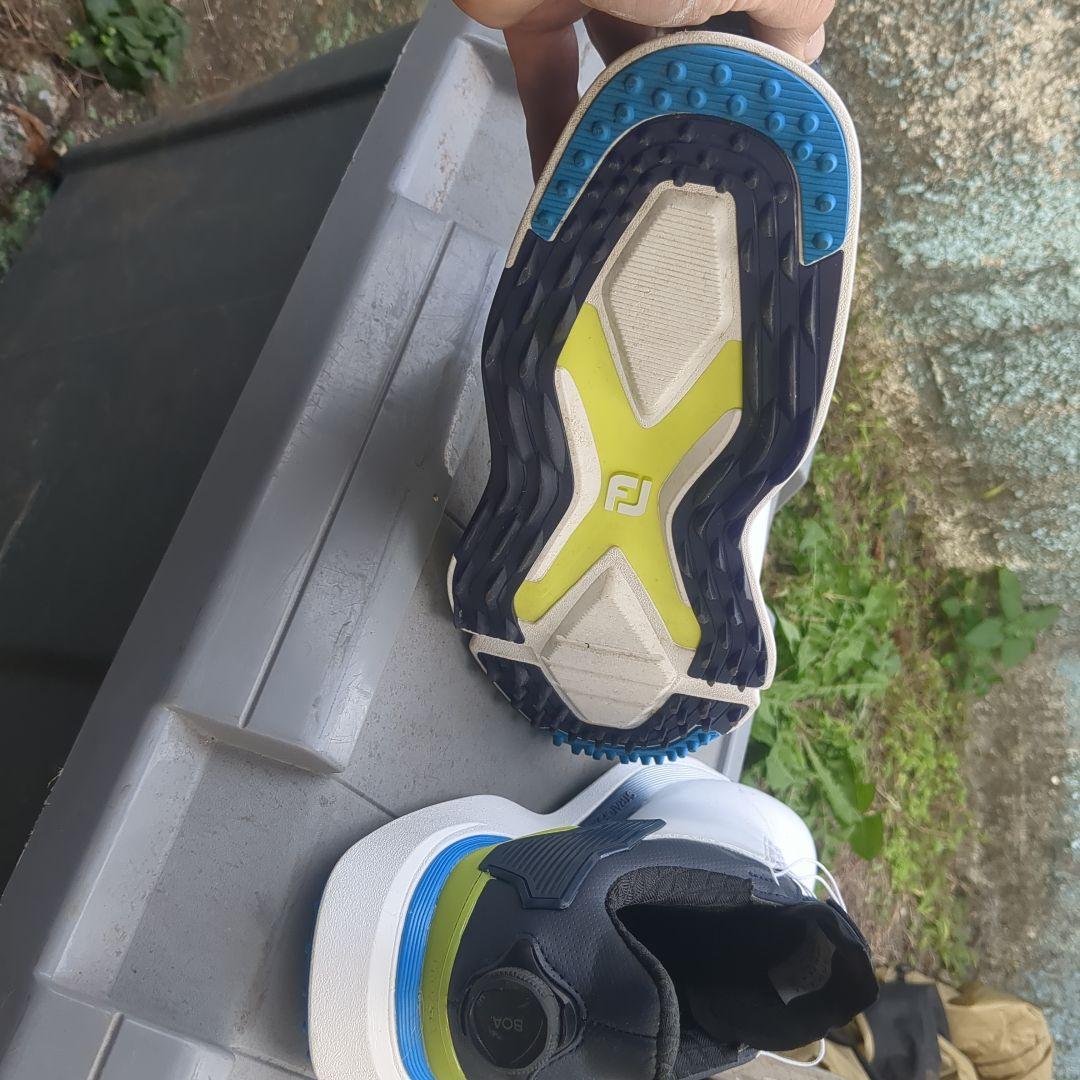 FootJoy X25 ゴルフシューズ ホワイト/ネイビー