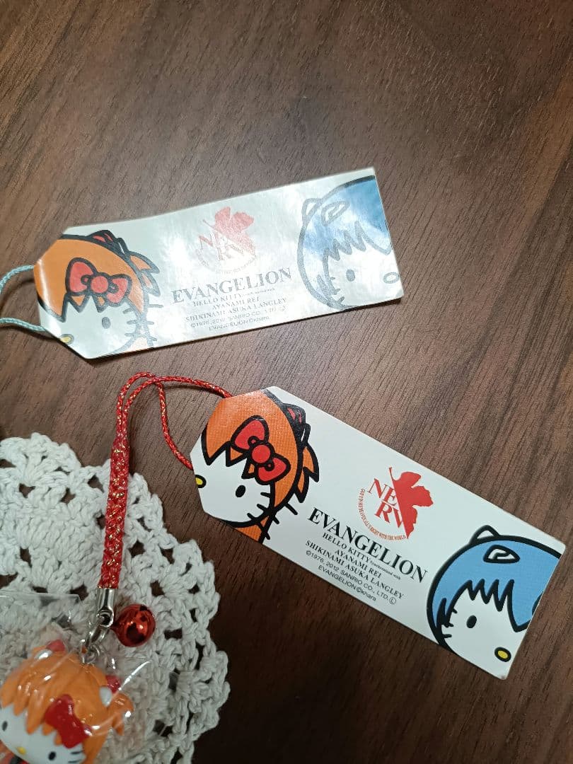 ご当地 キティ エヴァンゲリオン 根付 キーホルダーセット