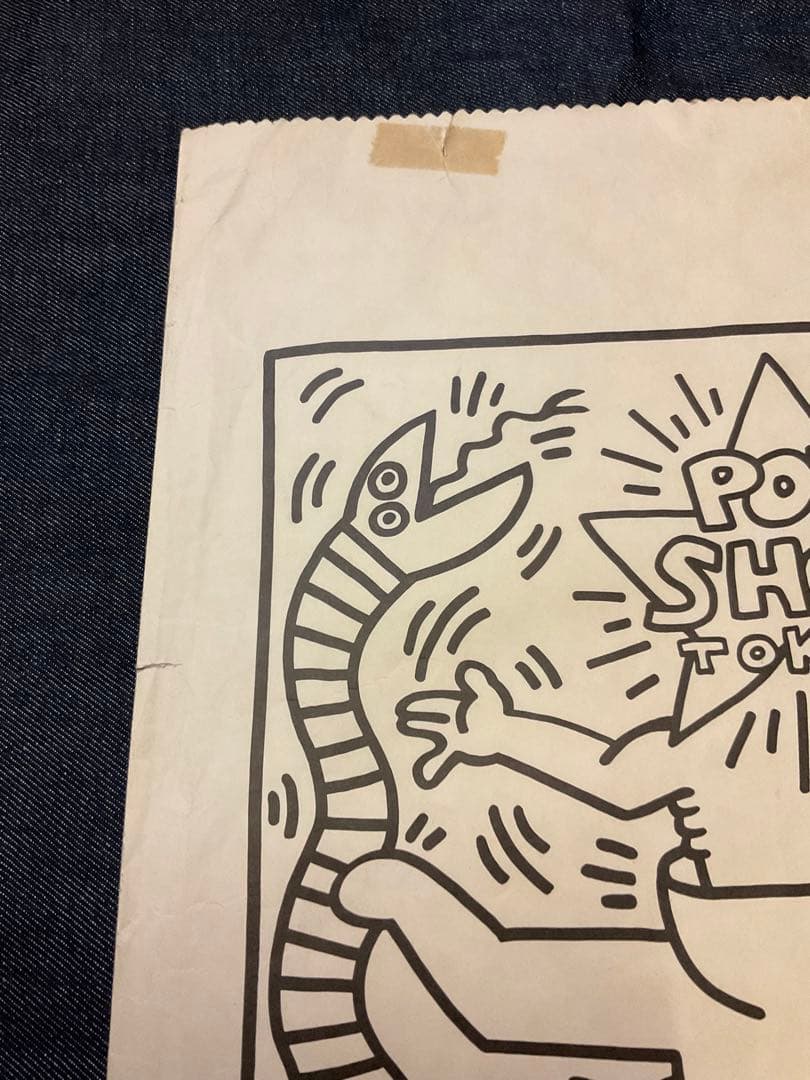 Keith Haring POP SHOP TOKYO ステッカー 1987年