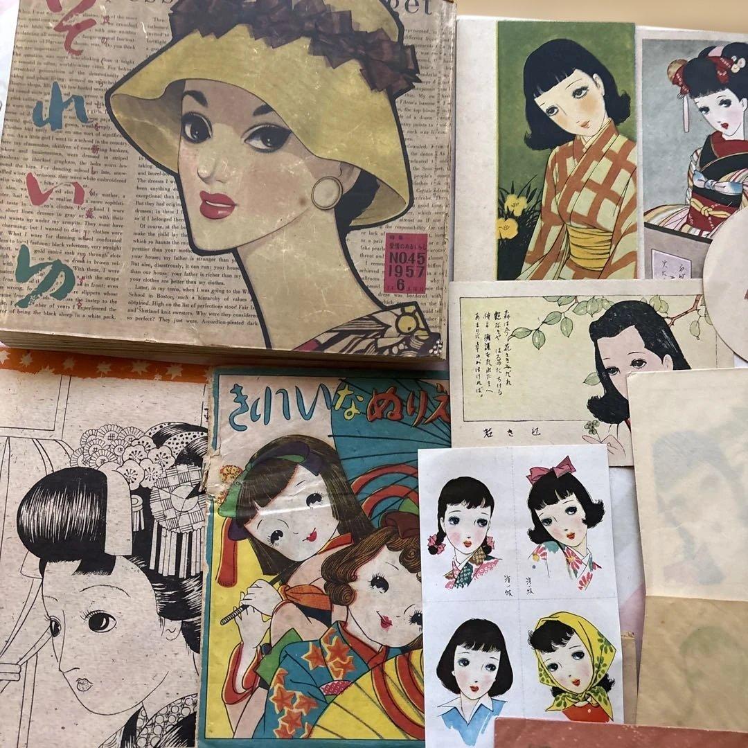 昭和のレトロな紙もの〜乙女の時間の宝物〜中原淳一　松本かつぢ