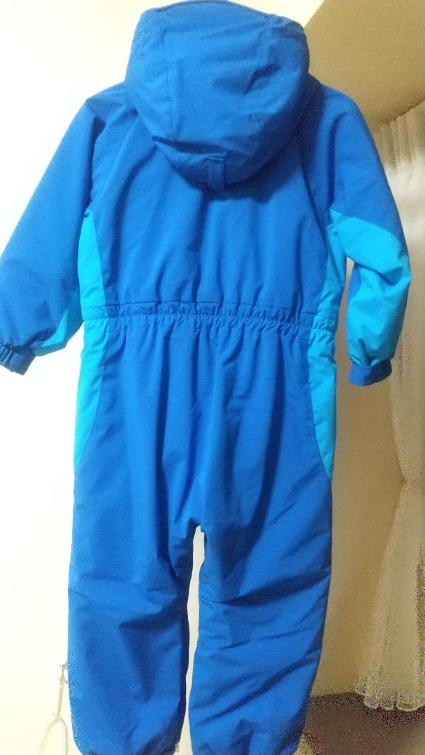 モンベル ジャンプスーツ(つなぎ)&帽子セット 110 ブルー系 おまけ付き☆