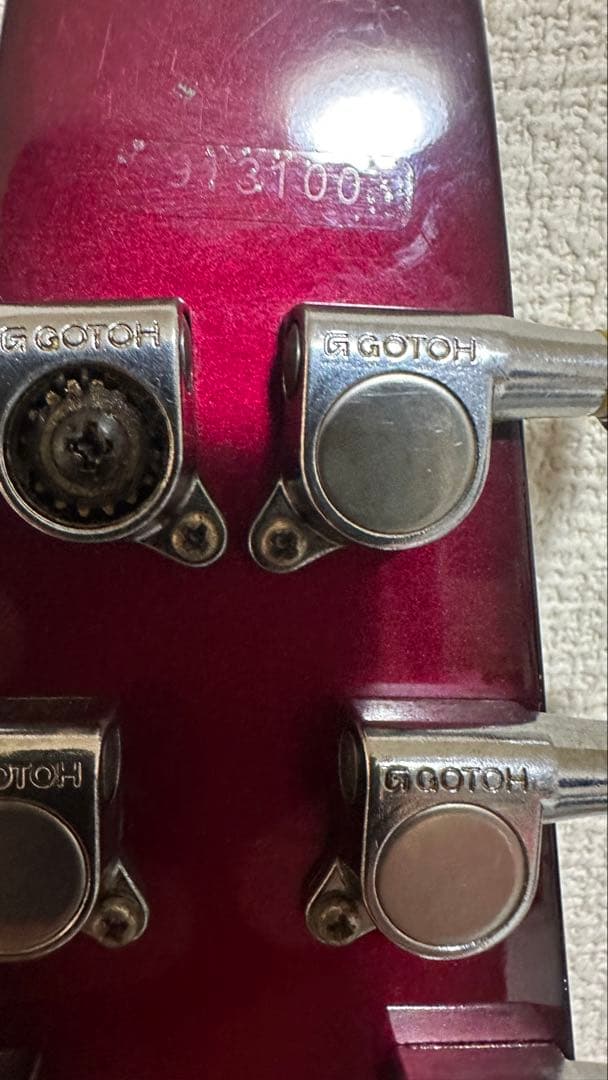 ぢ*い様 ジャンク　Aria Pro II PE-JR600 レッド ギター ケ