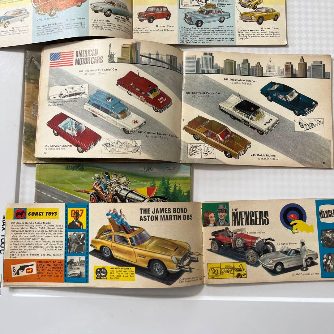 コーギーミニカー　カタログ　1963〜69年　ビンテージ