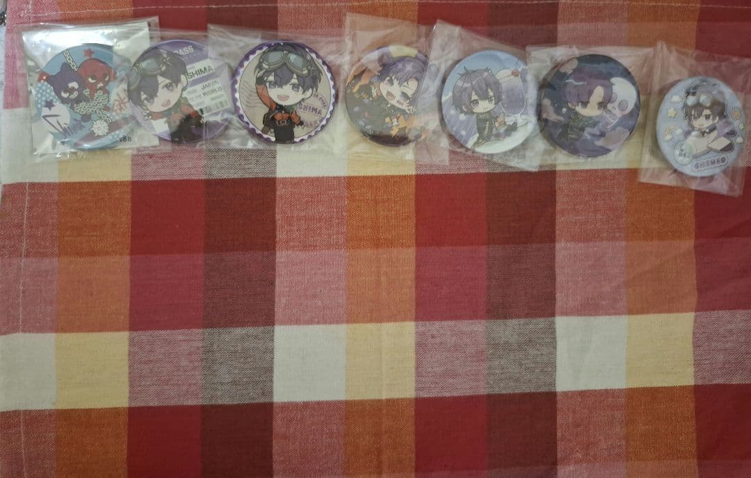 浦島坂田船グッズ　缶バッチ