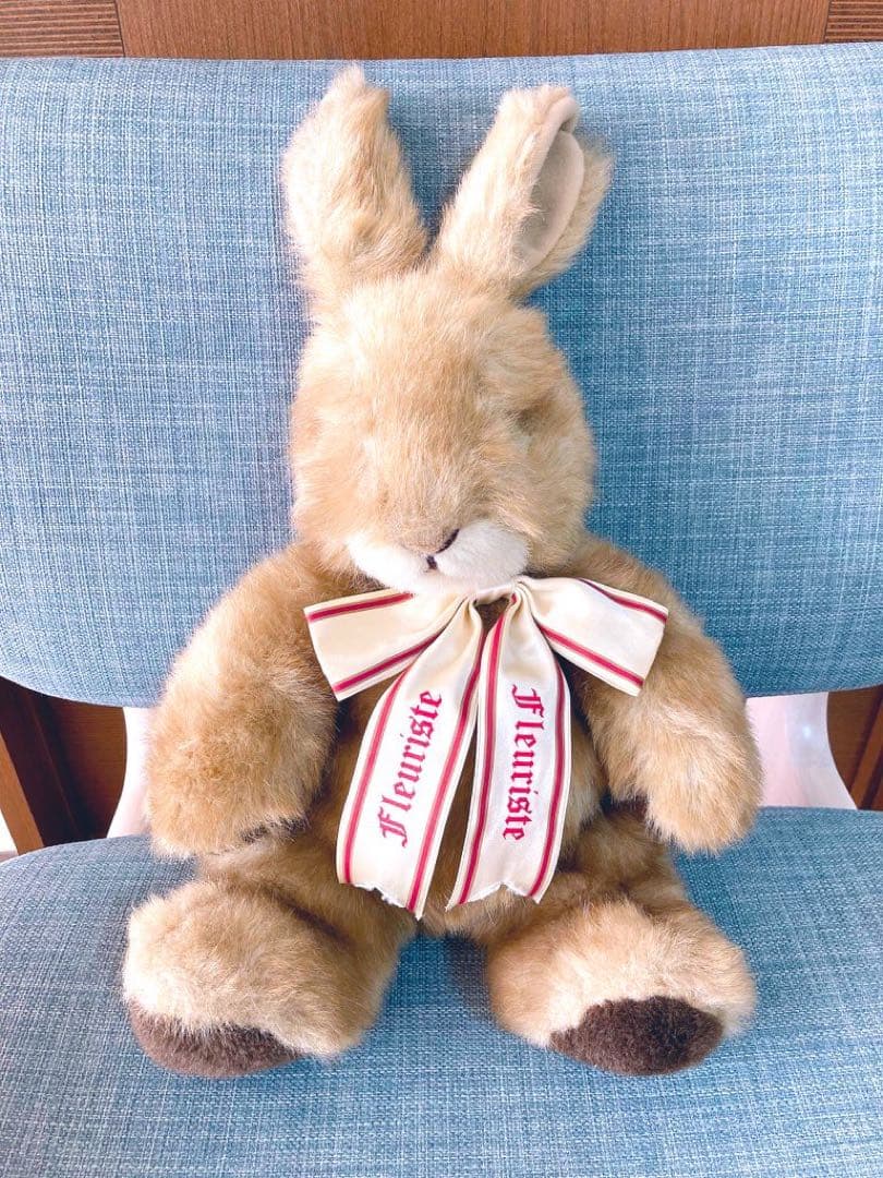 【希少】サンアロー　うさぎ　ぬいぐるみ　ブラウン　昭和レトロ　アンティーク　レア