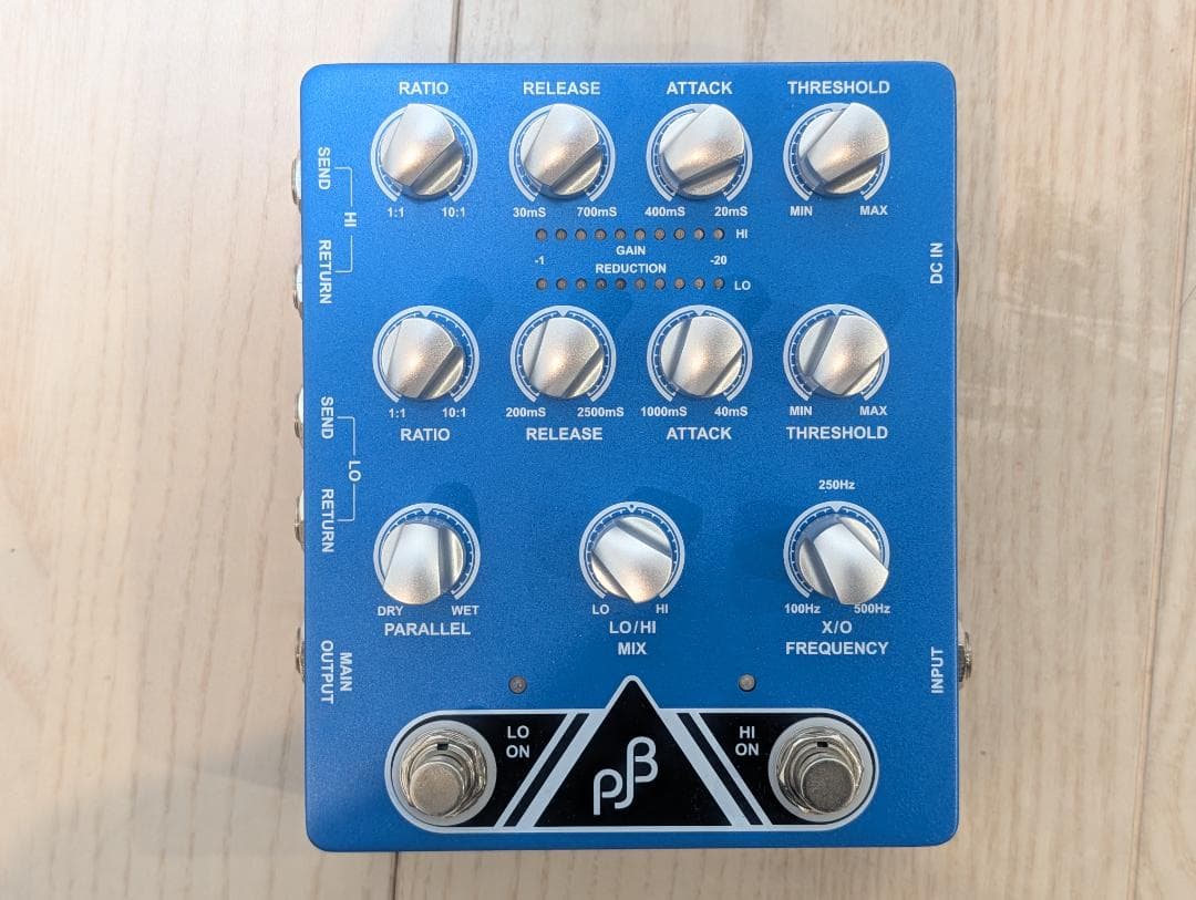 PHIL JONES BASS X2C 多機能デュアルバンド・コンプレッサー