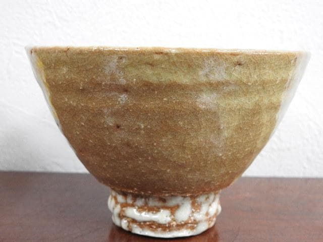 萩茶碗　山本京山　山水庵　人丸窯　共箱　Ｍ888
