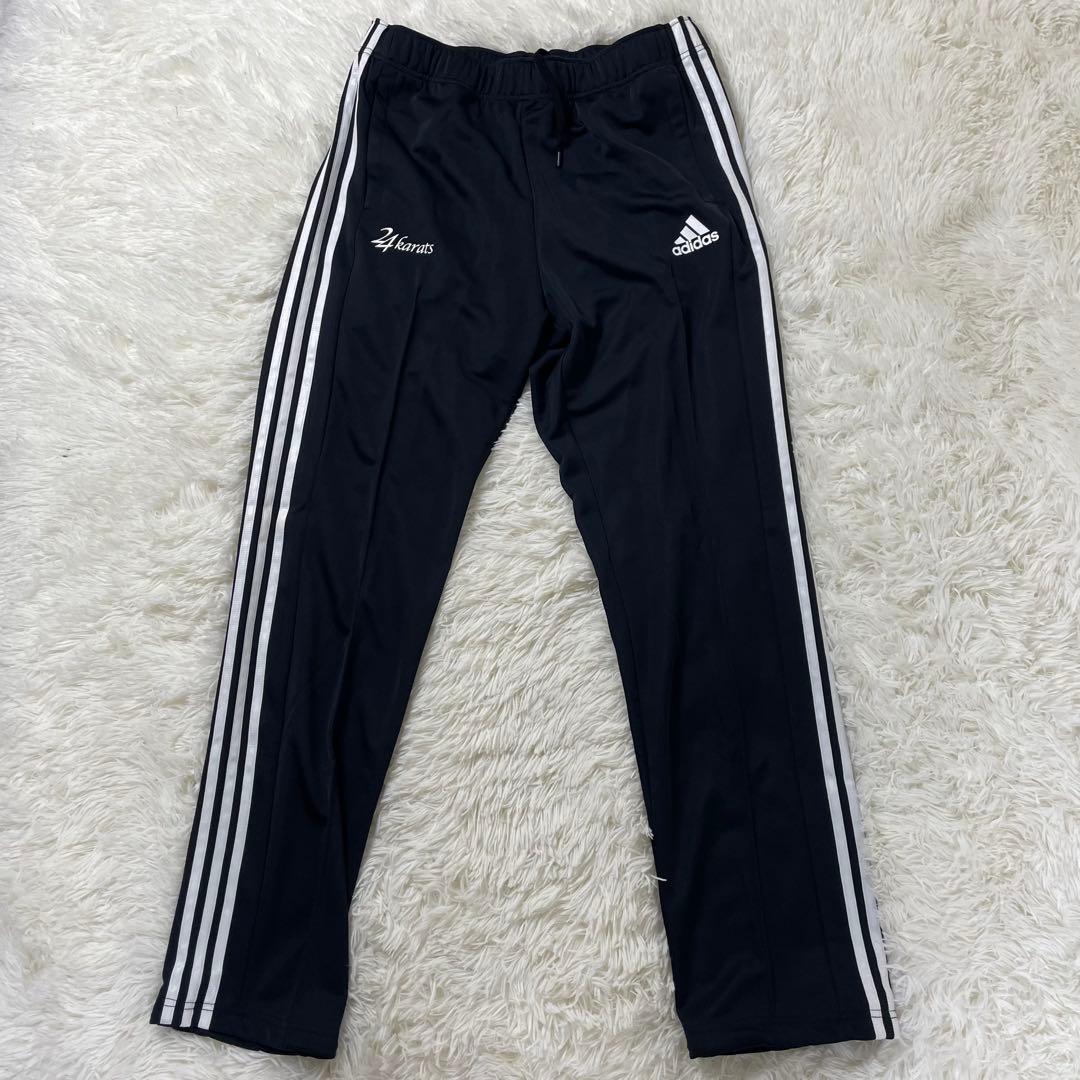 極美品✨ L 24karats adidas ジャージ　セットアップ　黒