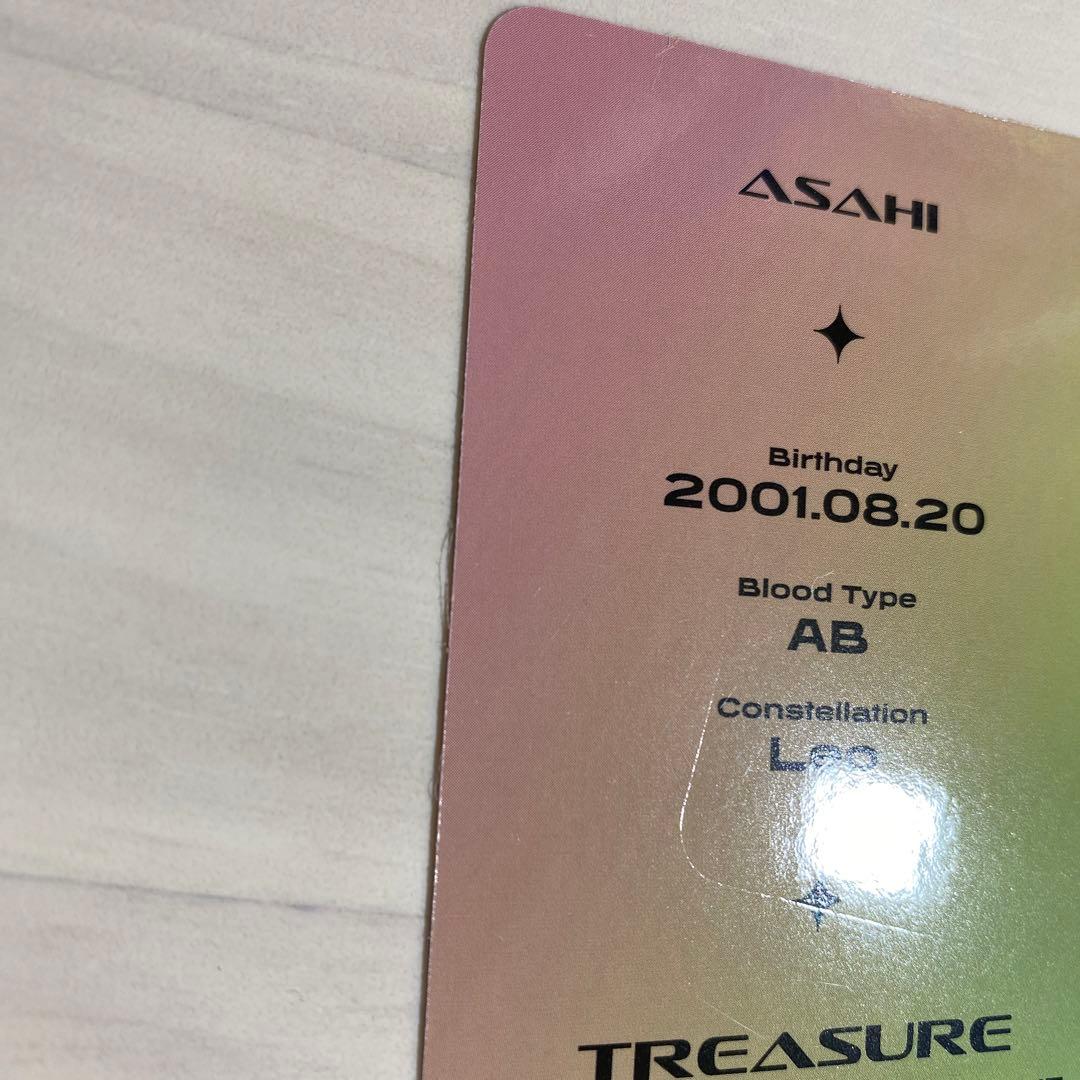 treasure アサヒ トレカ ポストカード