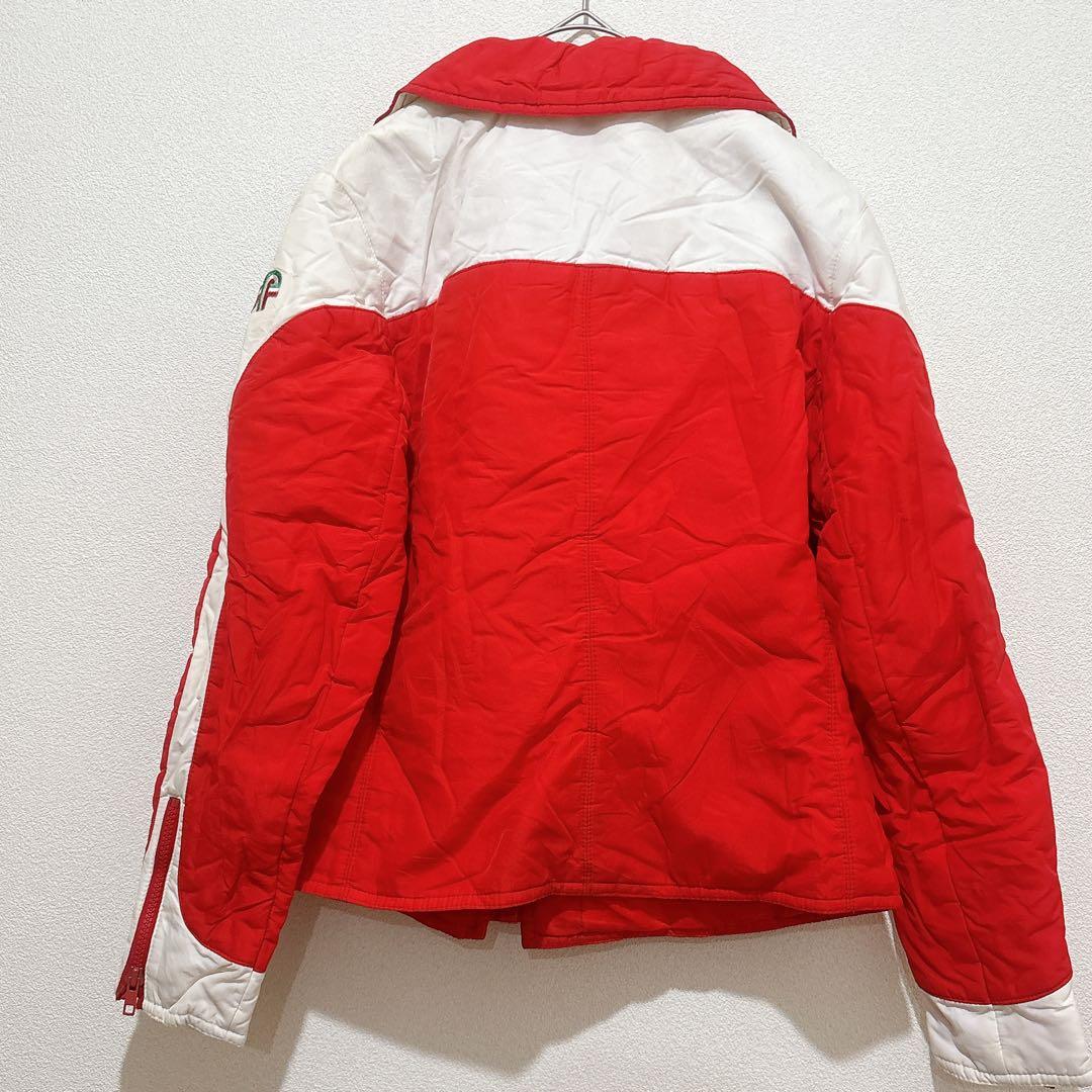 San Felice 【M】ヴィンテージ スキージャケット 赤 白 イタリア
