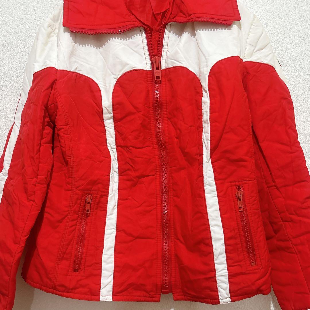 San Felice 【M】ヴィンテージ スキージャケット 赤 白 イタリア