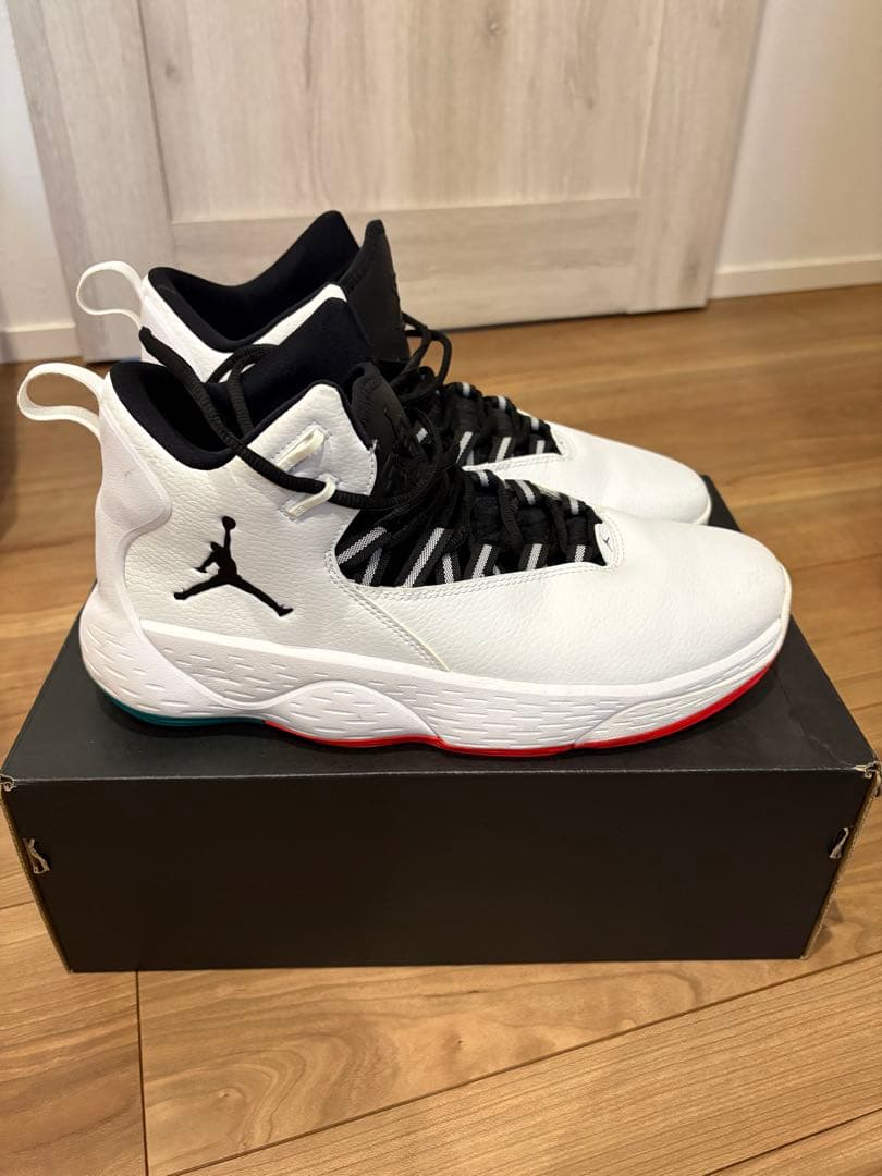 Jordan スーパーフライ　MVP シューズ 11 ホワイト/ブラック/レッド