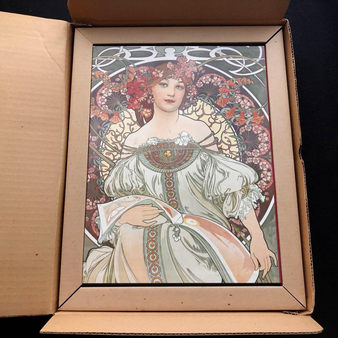 アルフォンス・ミュシャ 画集「Alphonse Mucha」額装版3葉付