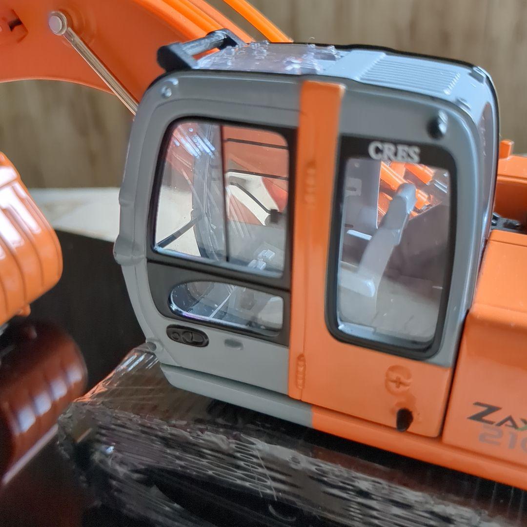 ZAXIS ミニチュアショベルカー　台座付き　　保管品